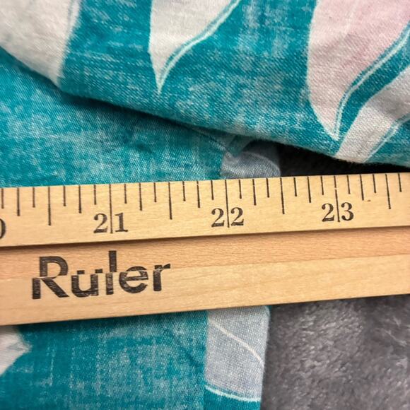 Vtg Kahala Hawaiian Shirt Mens L Blue, White Floral Print Button Up Vacation - Picture 5 of 9